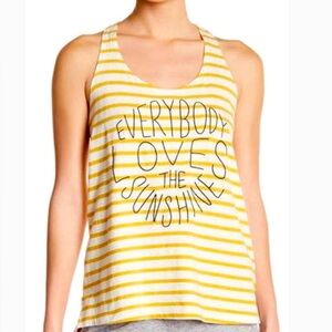 🆕 Sundry Striped Embroidered Sunshine Tank Top